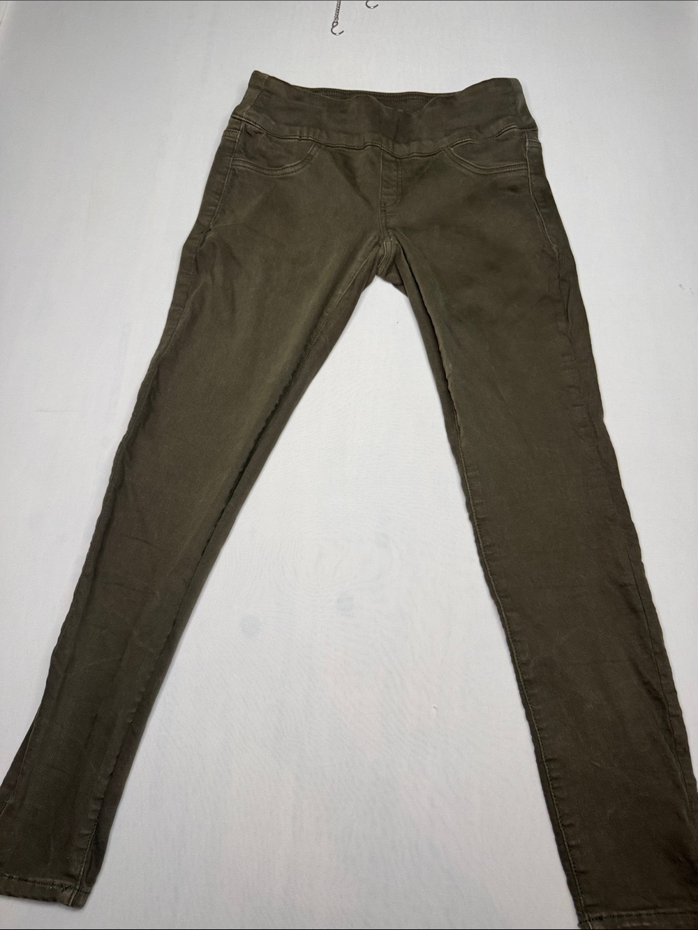 SO Olive Skinny Stretch Jeans